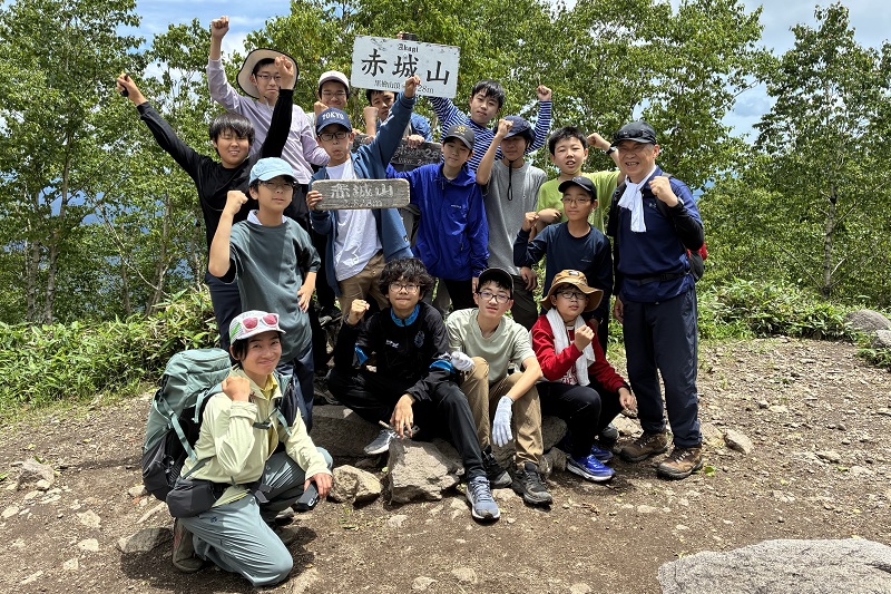 黒檜山頂での記念撮影