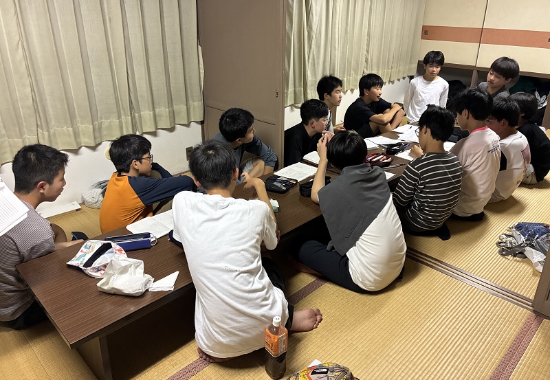 「班会合」で一人一人振り返る