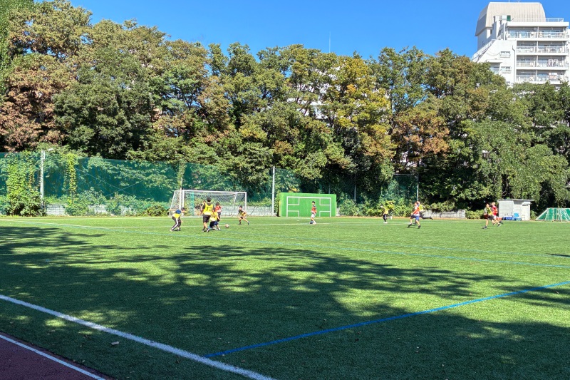 サッカーの様子