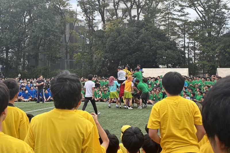 団長騎馬戦の様子