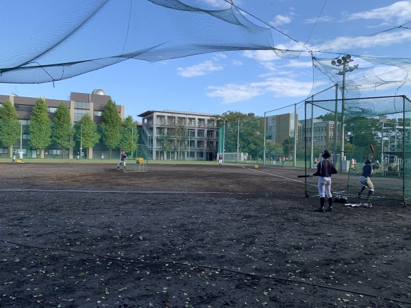 野球部演習風景の画像